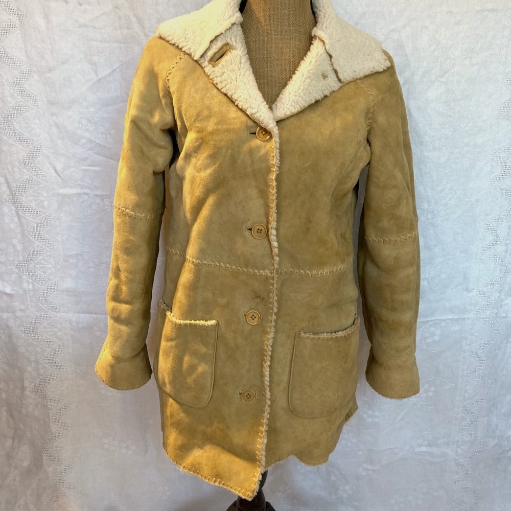 Sheepskin Coat, Isabella Bird size small